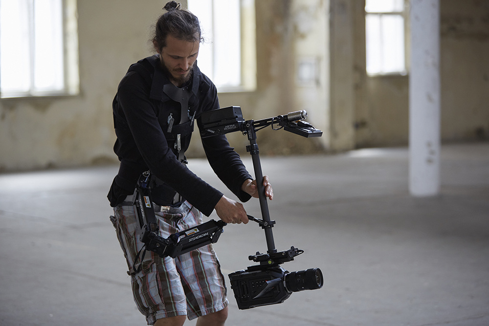 Stephan Kanduth am Set