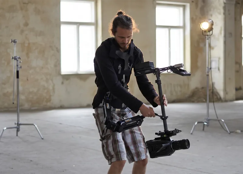 Stephan am Set